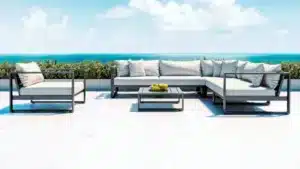 Modern outdoor garden seating "palm"